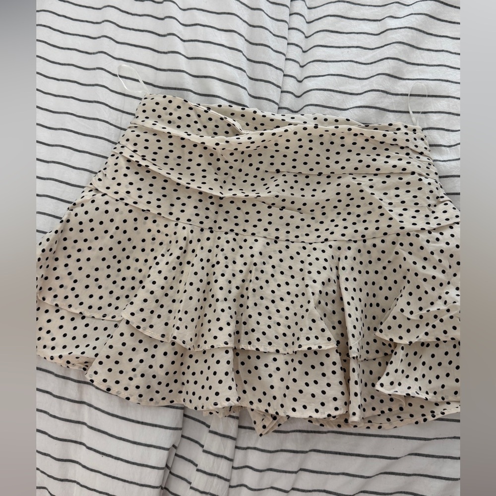 Polka Dot Ruffle Skirt